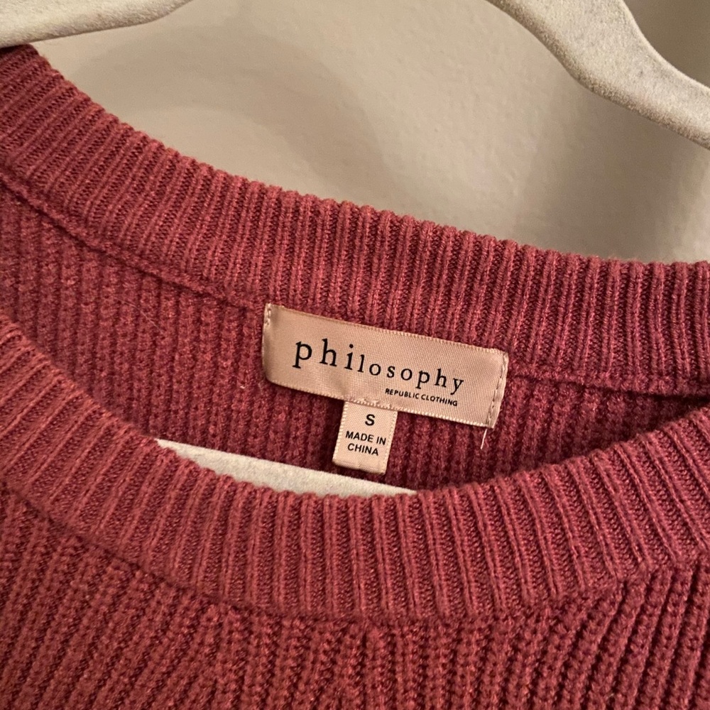 philosophy sweater